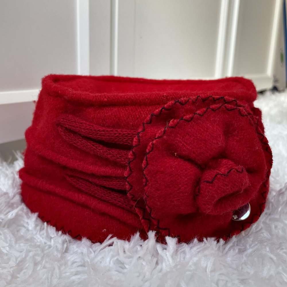 Wool Red Hat COMPLIT by Marisa